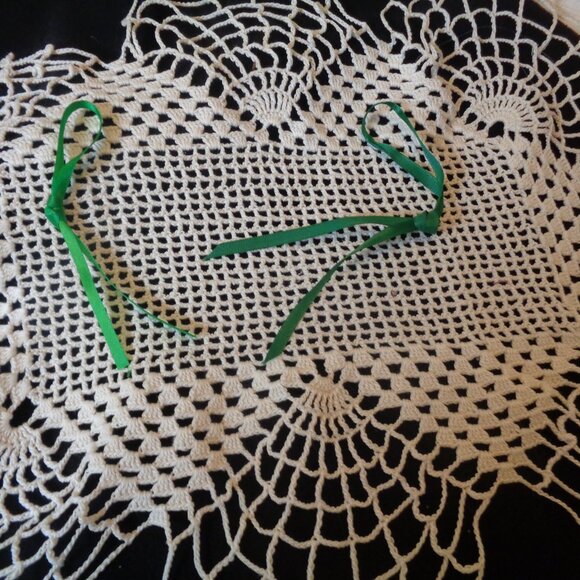 FRANCISAN SM APPLE CUP & SAUCER OLD LG DOILY RIBBONS GARDEN FABRIC LOT - Picture 13 of 16